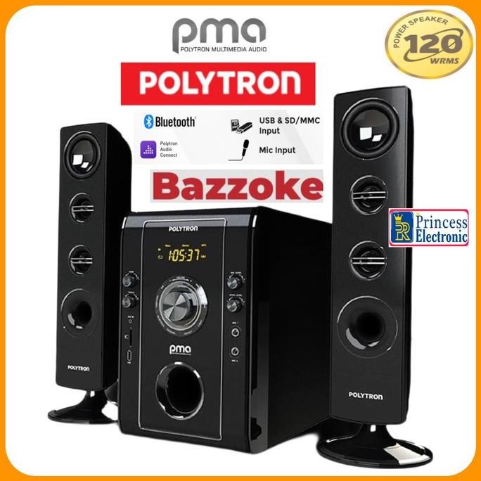POLYTRON PMA 9526 BLUETOOTH SPEAKER MULTIMEDIA KARAOKE ORIGINAL DAN TERPERCAYA