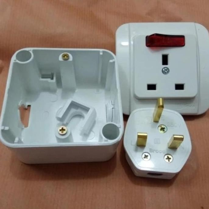 Promo Stop Kontak Ac Kaki 3 + Steker