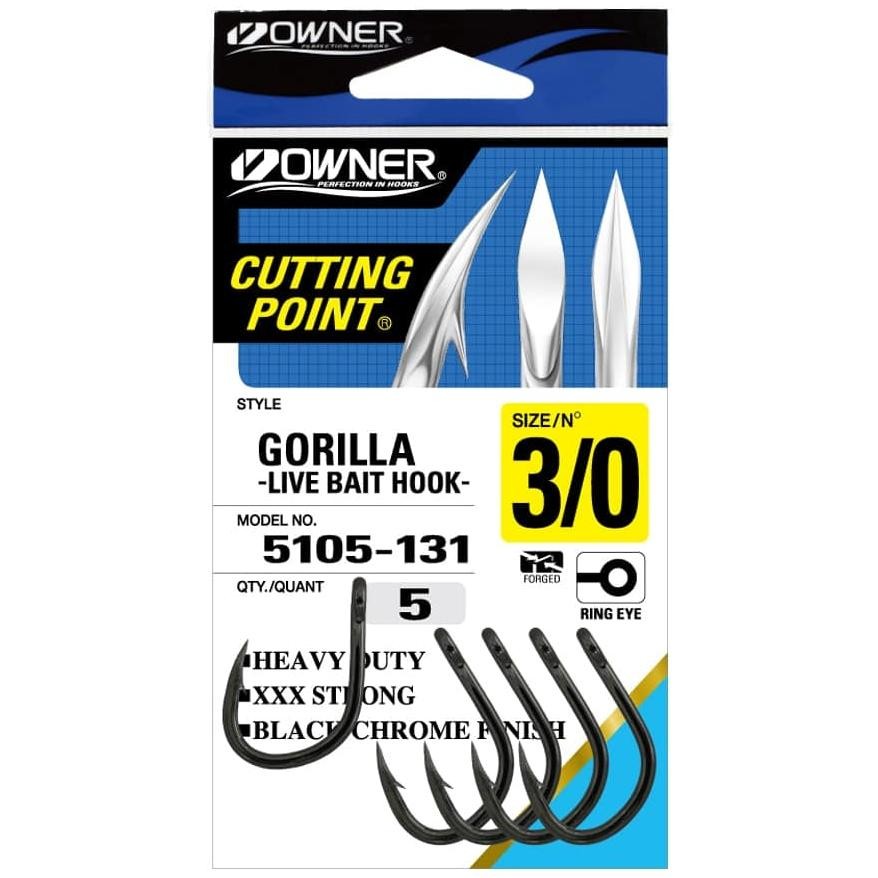 MATA KAIL OWNER GORILLA LIVE BAIT CUTTING POINT