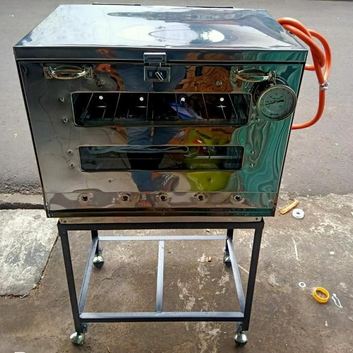 oven gas stainless 40x60x50 loyang termo peti ongkos surabaya