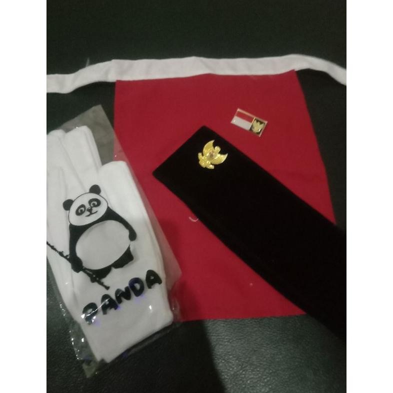 Diskon Syal Sleyer Paskibra / Set Paskibra Merah Putih / Syal Paskibra Merah Putih Sale