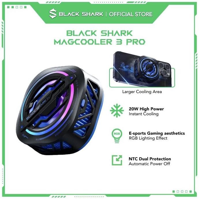Black Shark Magcooler 3 Pro Magnetic Cooler Kipas Pendingin Hp Gaming