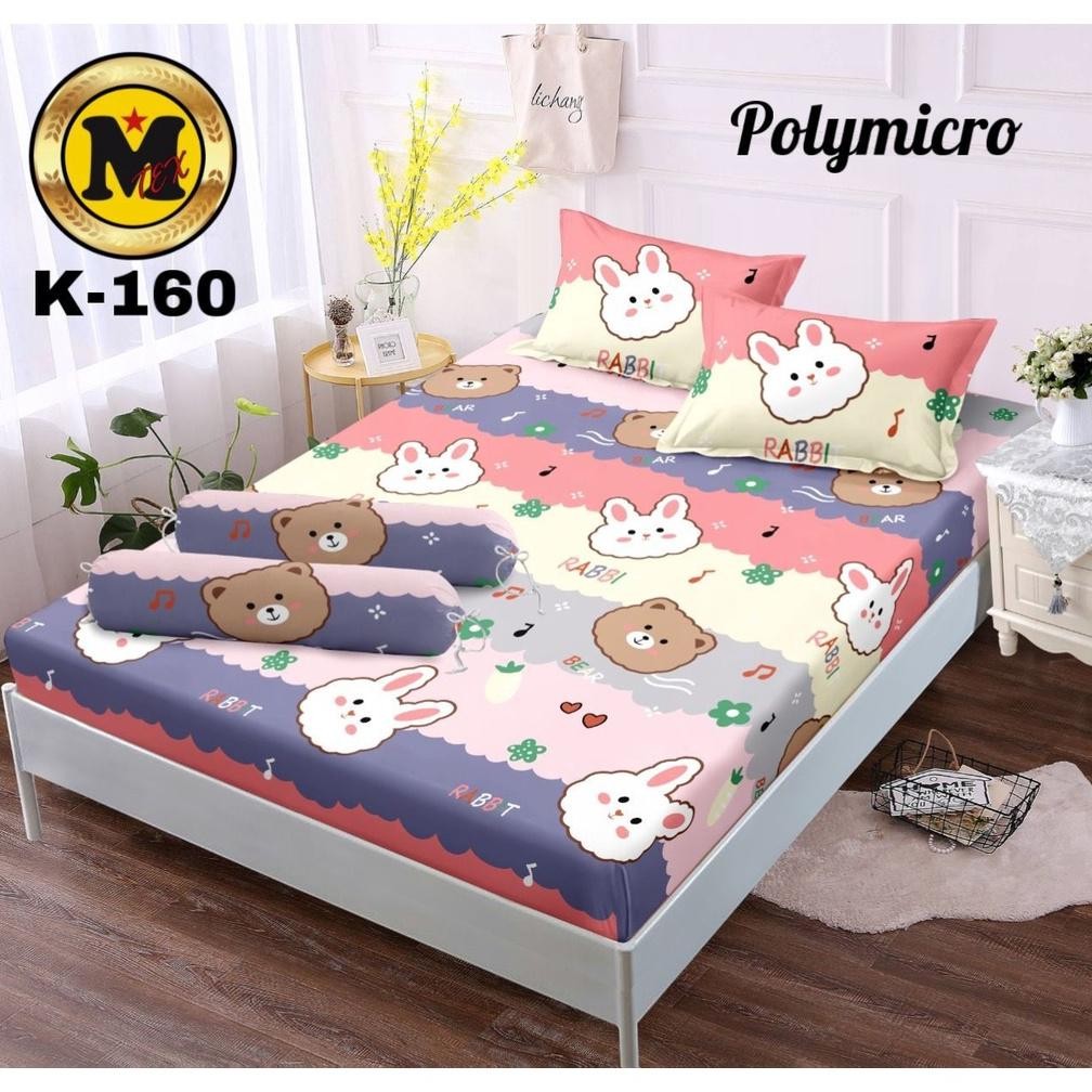 SPREI SET MOTIF KARAKTER  UKURAN NO.1 180X200 / KARTUN ANAK VIRAL 2023 TERBARU RABBIT  SEPERAI HOMEM