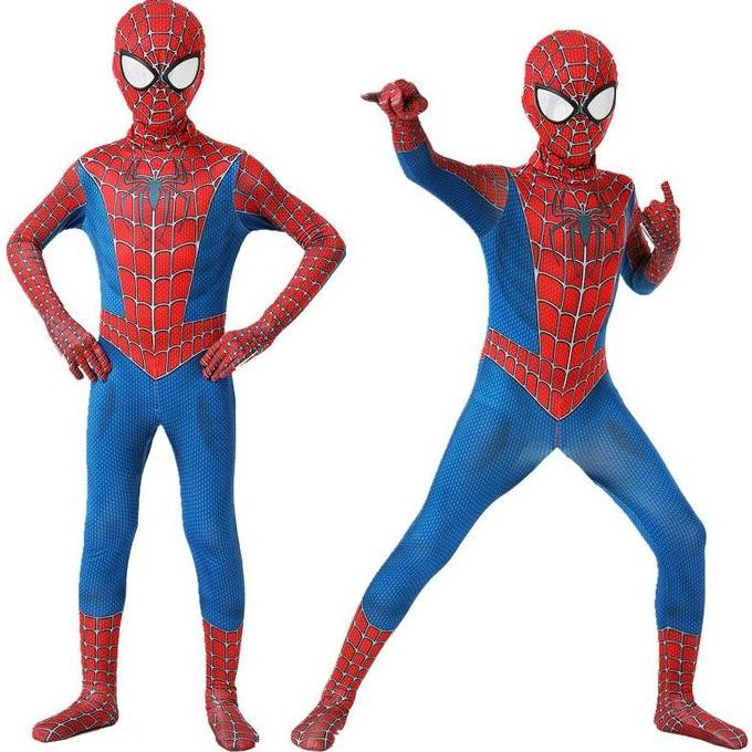 Kostum Karakter Anak Spiderman Asli Import