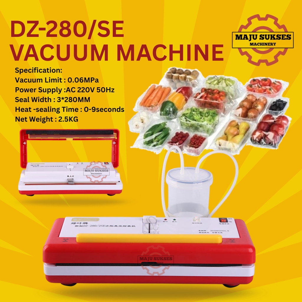 Vacuum Sealer Mesin Penyegel Plastik/Mesin Vacuum Sealer DZ-280