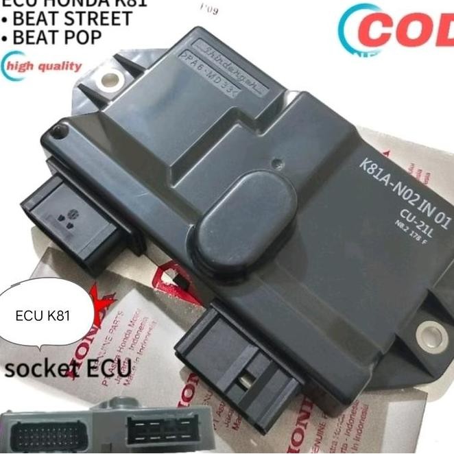 Terlaris Ecu Ecm (K81) Honda Motor Beat Eco / Beat Street Esp 2017-2019 Non Iss / Beat Esp 2016-2020