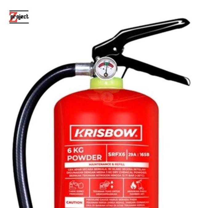 Krisbow Fire Extinguisher Alat Pemadam Api Powder 6 Kg Apar 6 Kg / Alat Pemadam Api Ringan 6 Kg / Ap