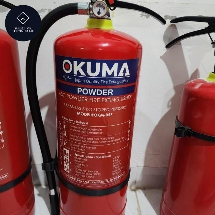 Okuma - 06P Powder 6Kg Tabung Alat Pemadam Api Ringan Apar Kebakaran Co