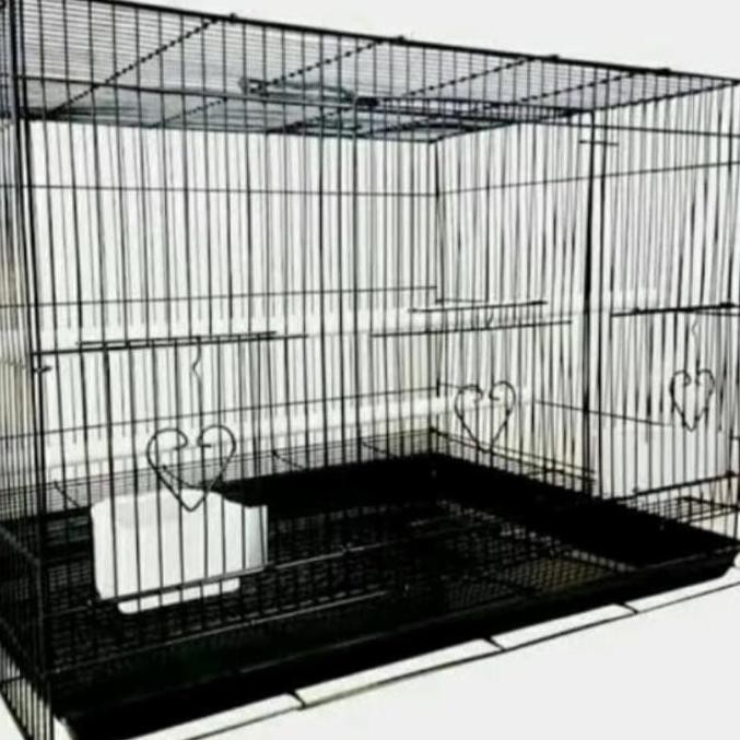 NEW kandang besi kotak besar ukuran 60x45 cm
