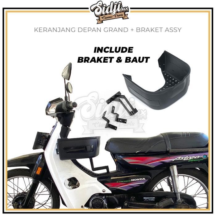

IX Keranjang Kranjang Tengah GRAND Honda Astrea Grand Bulus Legenda Impressa C70 Pitung Plus Braket Baut Motorcycle