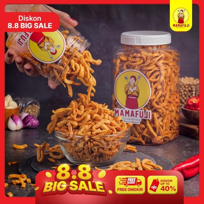 

IX Mama Fuji - Kue Bawang Spicy 750g Makanan Cemilan