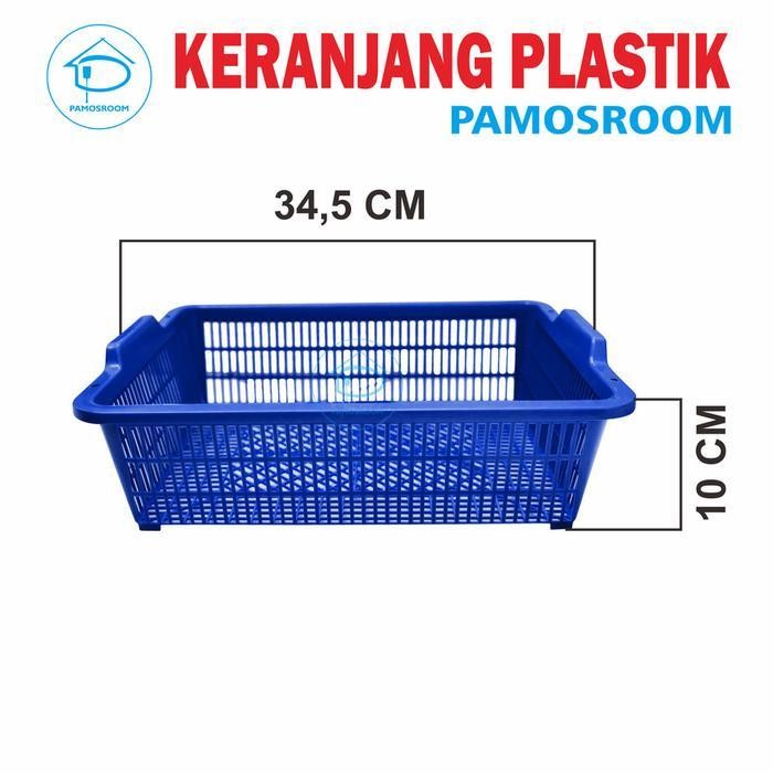 

IX Pamosroom Keranjang Plastik Murah Tempat Surat Dokumen Segi Wadah Buah