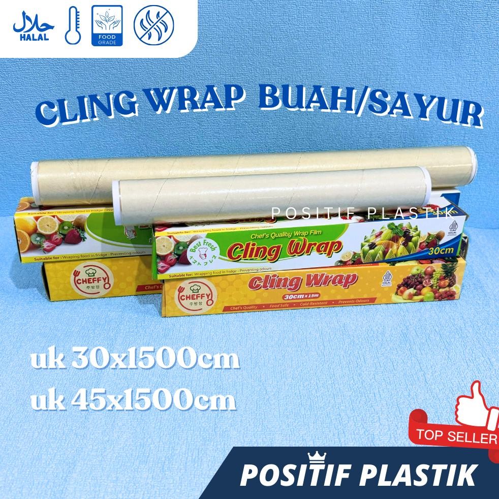 Bisa Cod Bestfresh / Cheffy Wrapping Buah Sayur Parcel - Cling Wrap - Plastik Wrap - Wrapping Plasti