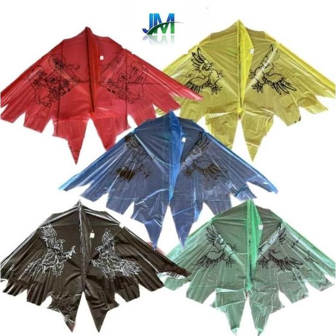 (TERMURAH) Layangan Plastik Inul / Lowo / Kelelawar 1 PACK isi 10 PCS Kids