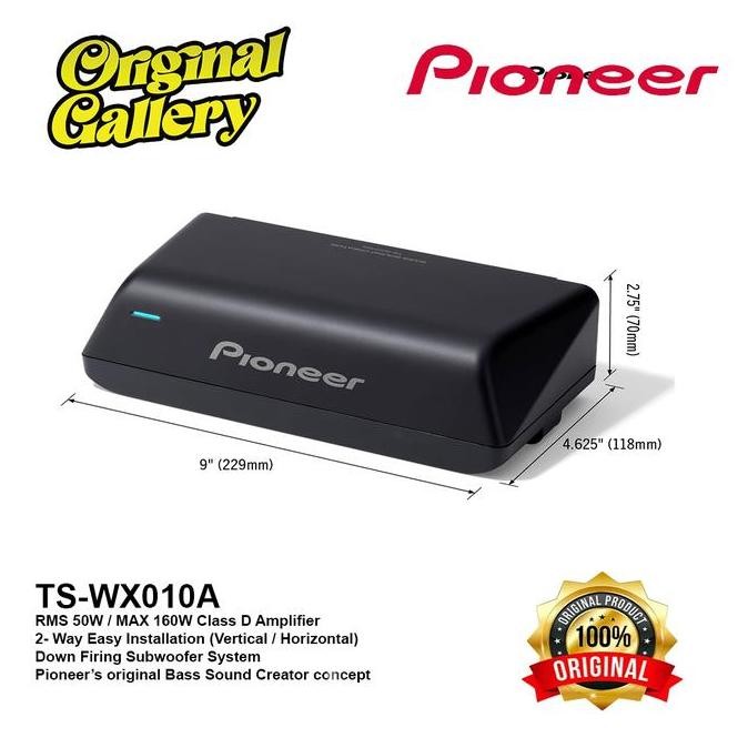 Subwoofer Kolong Aktif PIONEER TS-WX010A Compact Builtin Power ORI