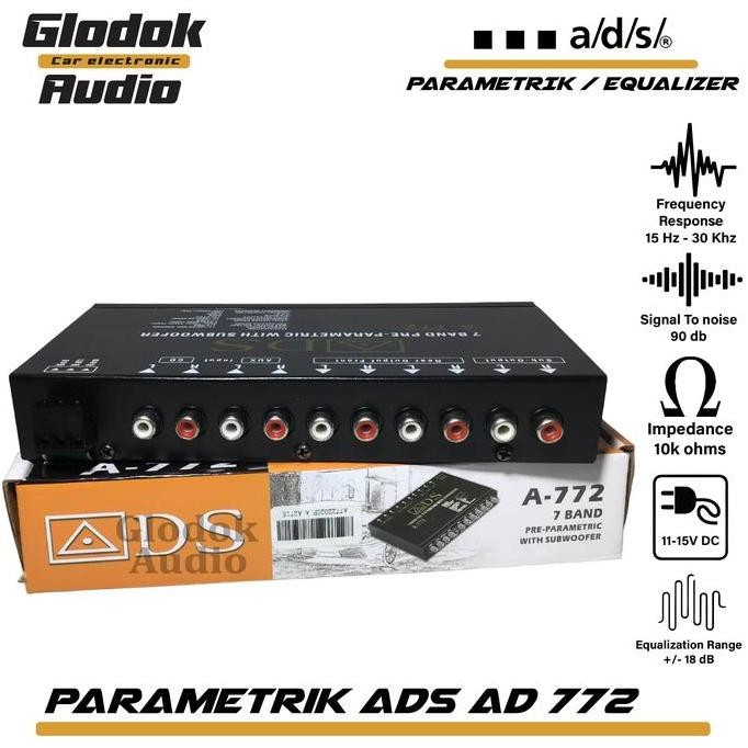 Parametrik ADS A 772 Equalizer mobil