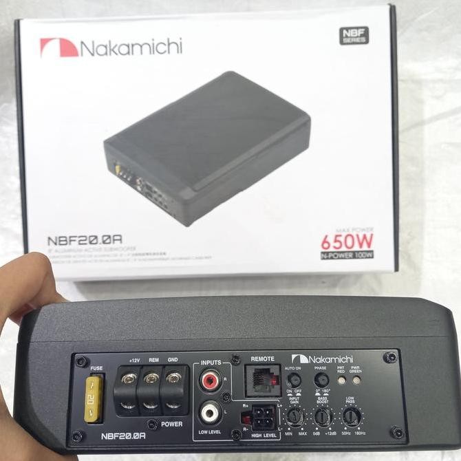 Sub Kolong Aktif Nakamichi NBF 20.0A / Subwoofer Kolong Nakamichi