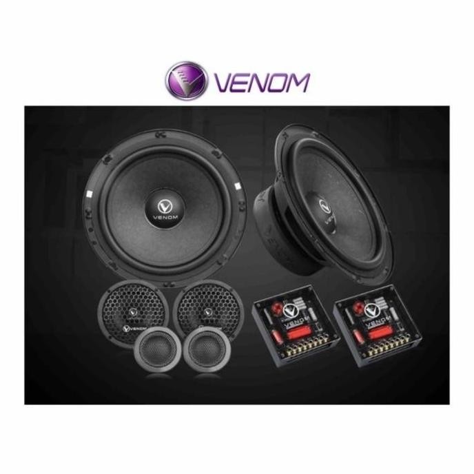 Speaker split Venom Black 3way Vx6.3 Orinal