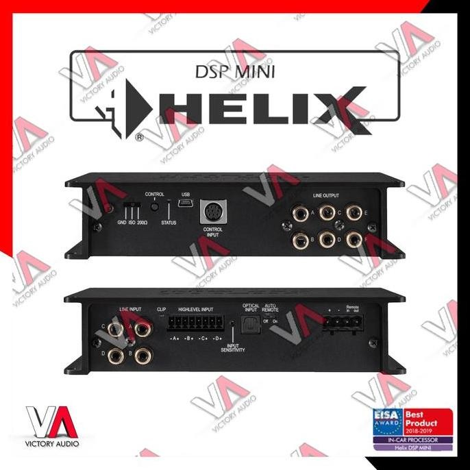 Dital Sound Processor Helix DSP Mini 6 Channel Built in Power Ampli