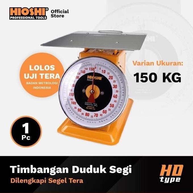 Timbangan Duduk Jarum Hd Heavy Duty / Timbangan Manual Kualitas Vietnam 150 Kg Hioshi Co