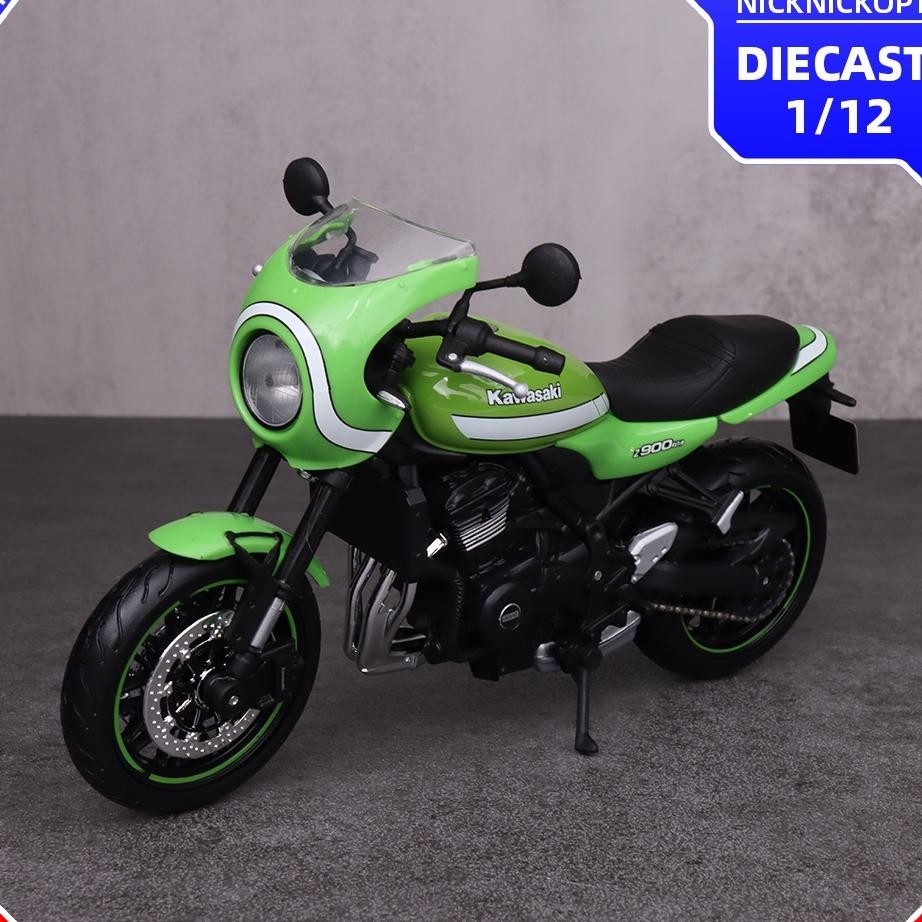 Maisto 112 Kawasaki Z900Rs Cafe Green Diecast Skala Mainan Koleksi Miniatur Motor