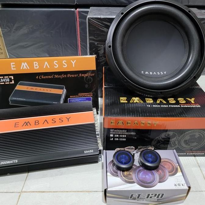 Paket Audio Mobil Embassy 1299