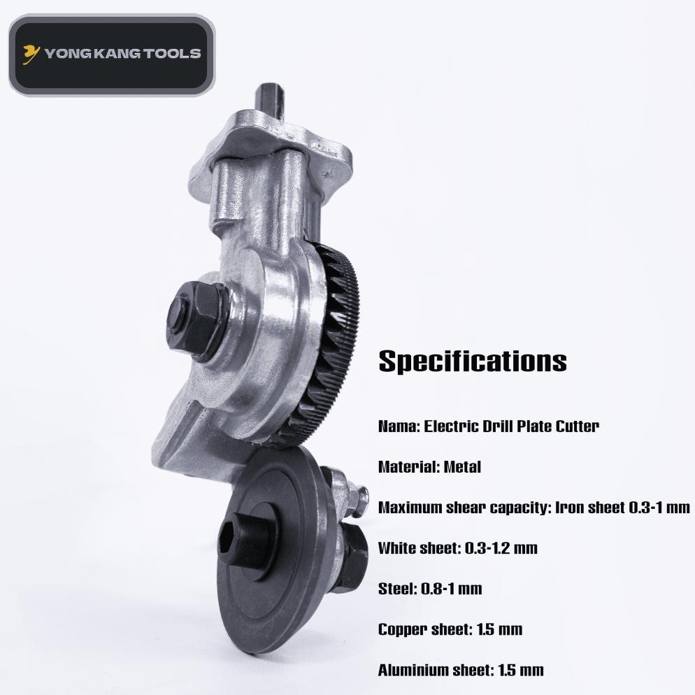 Adapter Bor Ke Gergaji Potong Seng Plat Metal Kepala Ganda multifungsi YONGKANG