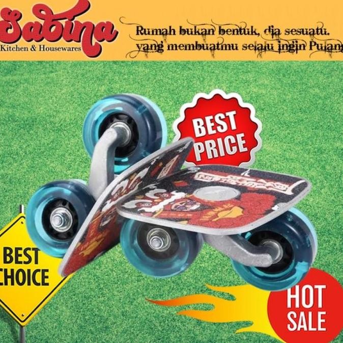 Freeline Skate Drift Skateboard Freeskating Led Flashing Anti Slip