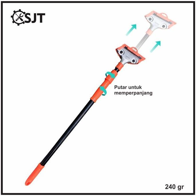 Sjt - Kape Cat Pisau Dempul Pengikis Cat Panjang / Alat Pengupas Stiker Dinding Co