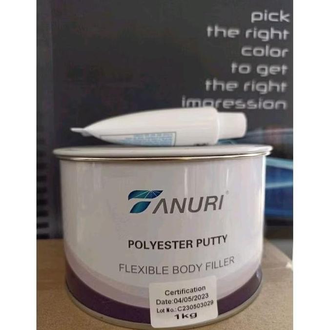 Dempul Tanuri Dempul Kayu Besi Mobil Motor 1Kg Co