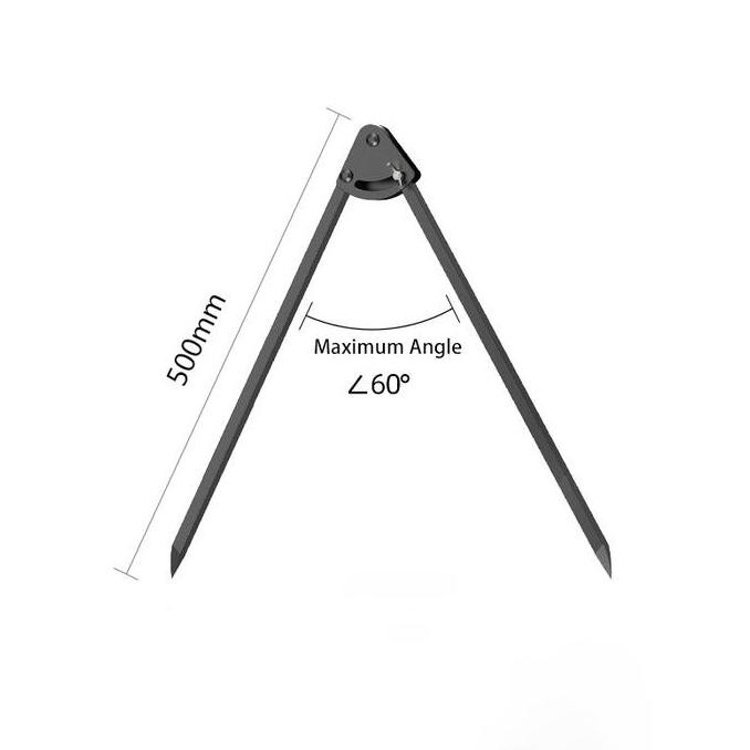 

30Cm/50Cm Jangka Besi Spring Caliper Divider Kompas Industri Kekerasan Tinggi Co