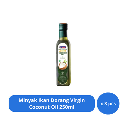 

Minyak Ikan Dorang Virgin Coconut Oil 250ml x 3 pcs