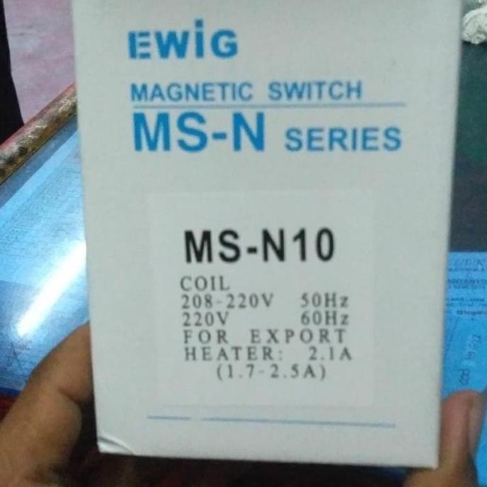 MAGNETIC STARTER SOFT STARTER DOL MSN10 MS-N10 EWIG