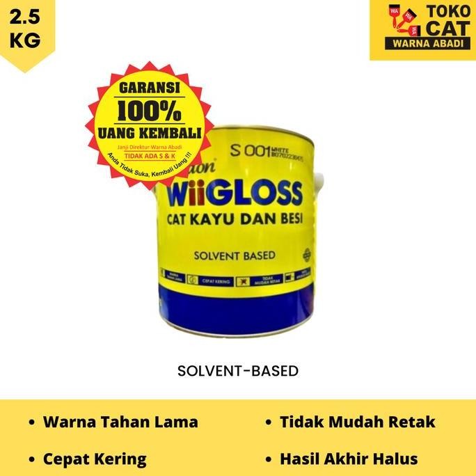 Cat Kayu Besi Wiigloss 2.5 kg