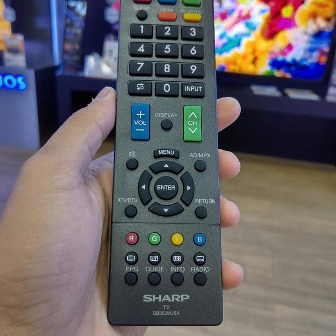 TERBARU - Remote Tv Sharp Original Asli 100% GB353WJSA untuk GB291WJSA GB225WJSA