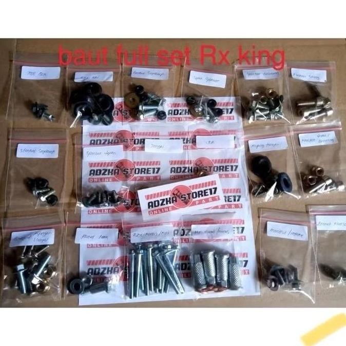 Baut Body Full Set Yamaha Rx King Master/ Baut Full Body Yamaha Rx King Co