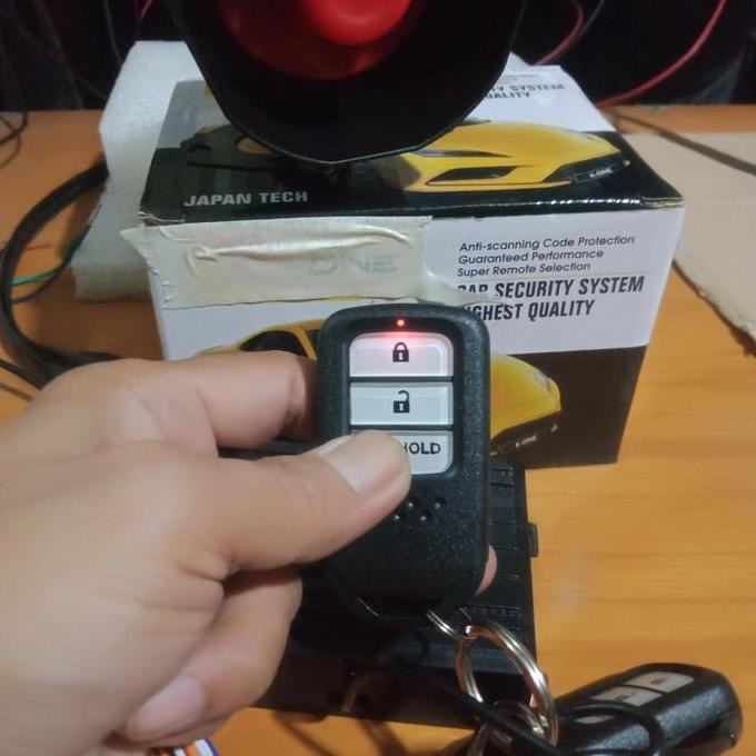 TERMURAH - alarm mobil universal remot honda jazz