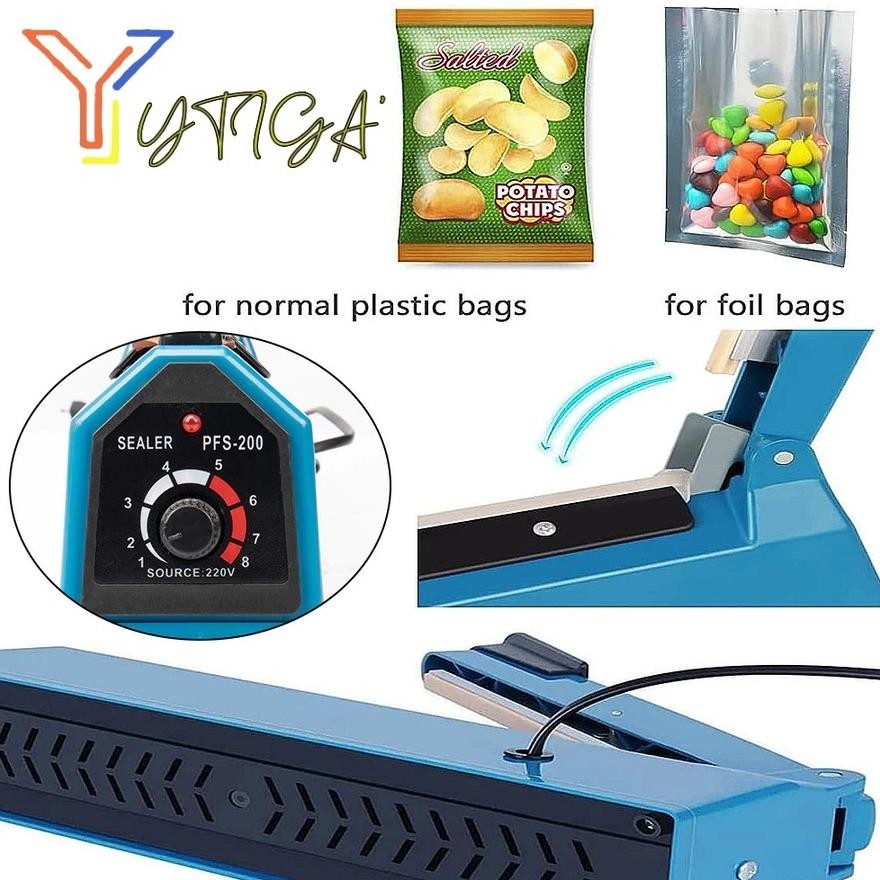 Prermium Alat Press Plastik Impulse Sealer 20 Dan 30Cm Alat Pres Perekat Plastik Original