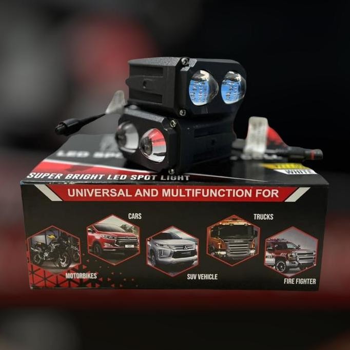 Led Mini Projie Dual Color ( White & Yellow ) Diskon