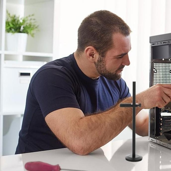 Stan Holder Grafik Card Bracket Monitor Stand Aluminium Holder Stand Dudukan Monitor Pc Desktop Pc G