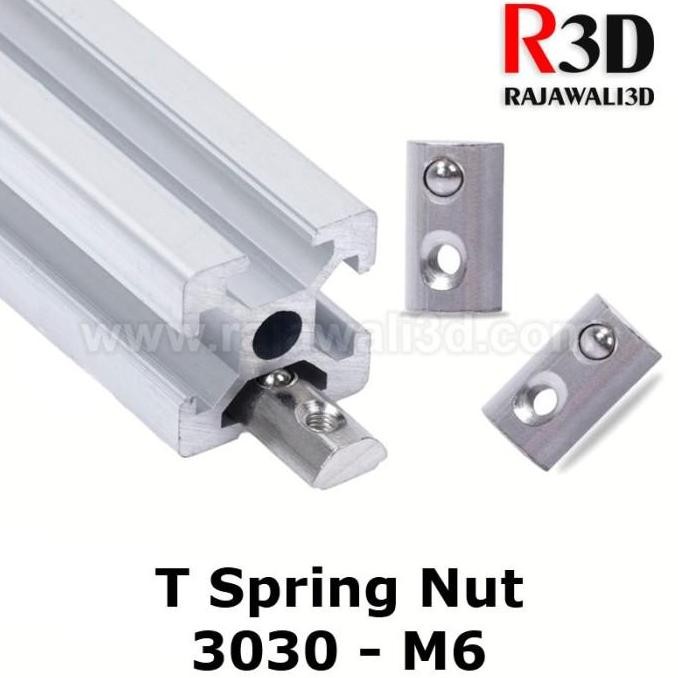 T Nut M6 Tee Nut T Spring Nut 30-M6 Aluminium Profile 3030