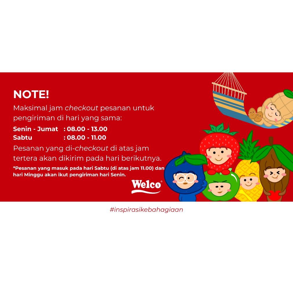 

Selai Sugar Free Strawberry Welco/Welco Strawberry Sugar Free Jam 250 gr