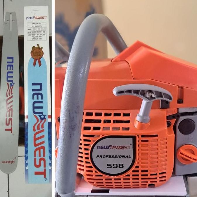 Chainsaw New West 598 22" Mesin Potong Kayu/Mesin Gergaji Kayu Co