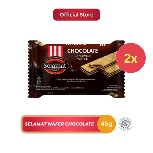 

Selamat Wafer Chocolate 45 g x2