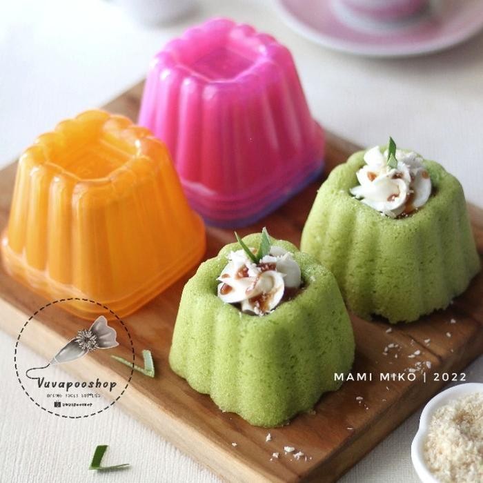 (Promo) Cup Jelly Kotak Isi 12Pcs / Cup Puding Jelly Agar / Cetakan Puding Plastik Bestseller