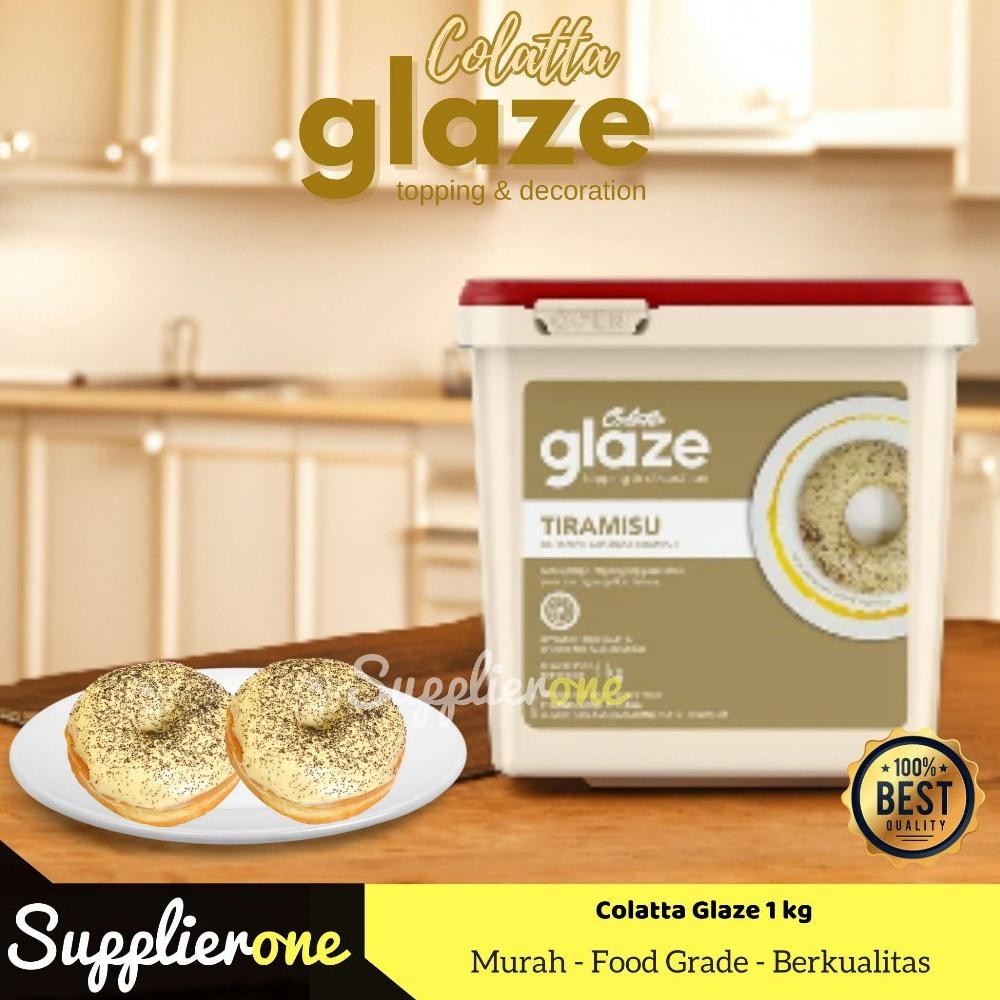 

Colatta Glaze Tiramisu / Selai Tiramisu 1kg / Selai Roti / Topping Selai Colatta Glaze