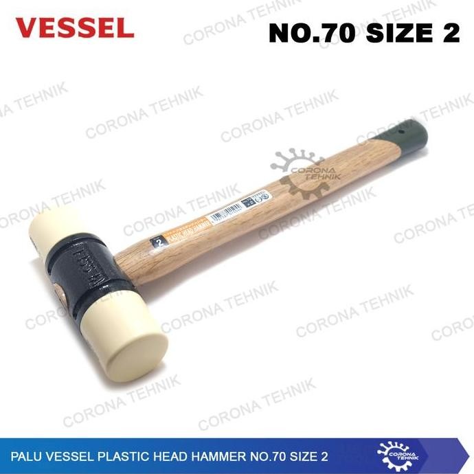 Palu Vessel Plastic Head Hammer No.70 Size 2 Co