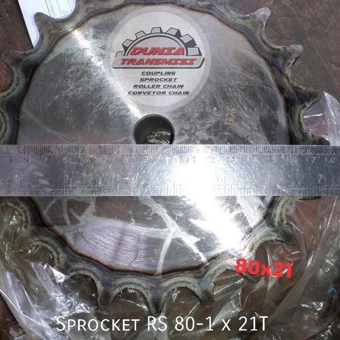 Sprocket Single Rs 80 X 21T Sprocket Rs 80 Gigi 21 Sproket Rs80 Z21 Co