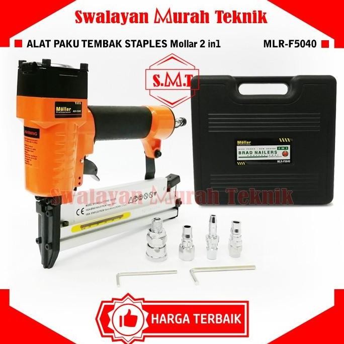 

Air Nailer Stapler 2In1 Mollar F5040 Paku Staples Tembak Angin F50 Co