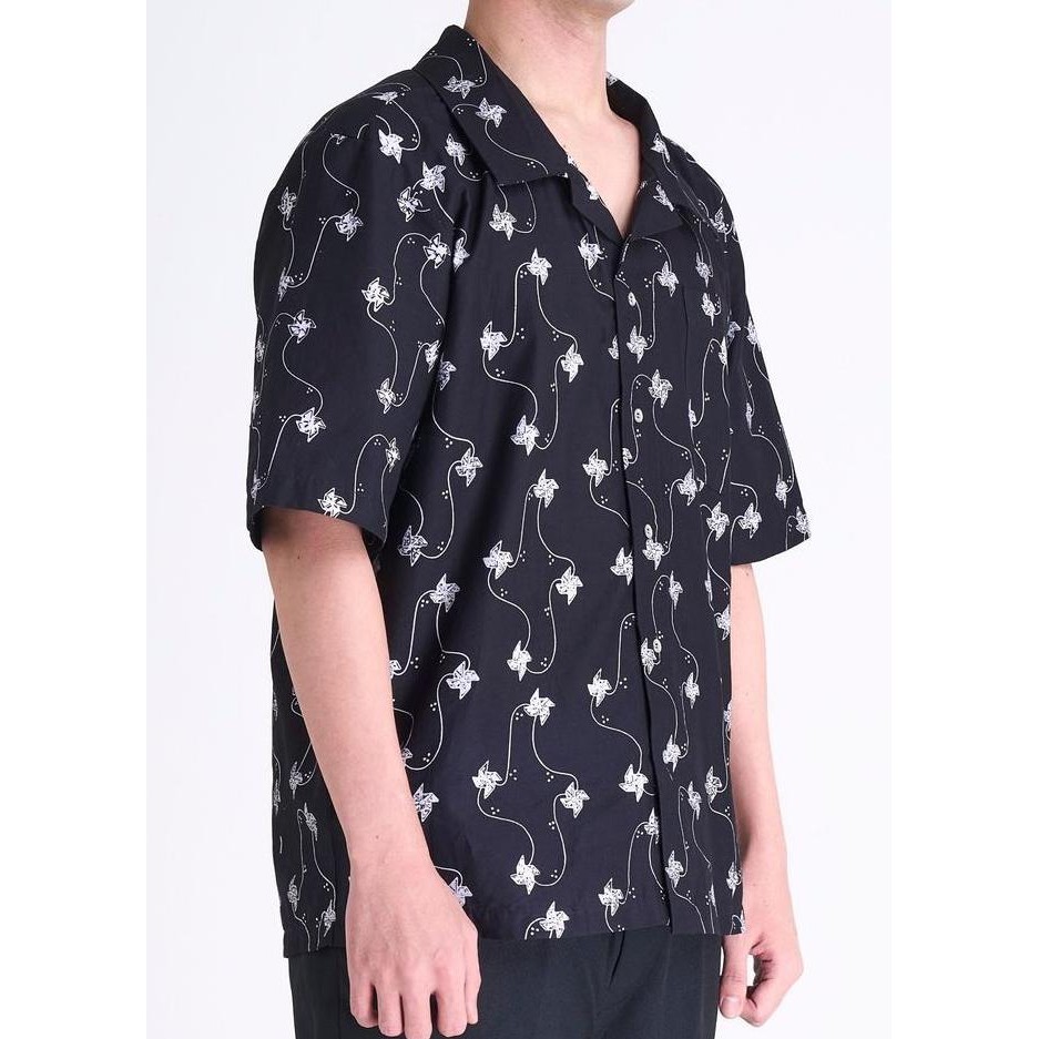 Black Angkah Batik Shirt - OE x Wilsen Willim